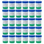 LABXPRT 30ml Polypropylene Urine Sample Bottles Pack of 30pcs for School College Chemistry Lab Laboratory With Lid
