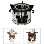 Eco Wooden Stove Chulla Natural Draft, Thermal Efficiency 36.6%