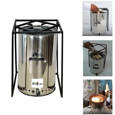 Eco Wooden Stove Chula XXL, Thermal Output 12,000 BTU