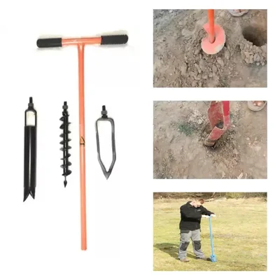 Made in India AV-11 Manual Auger With Three Attachments