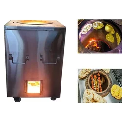 Commercial Square Shape Charcoal Tandoor, SS Body(Size-24×24×36 Inch)