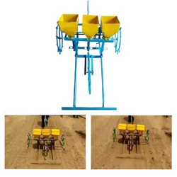 Heavy Duty AV-6A Manual Operated Seed Drill, Triple Row Seed Sowing Machine