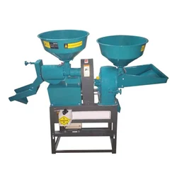Combined Rice Mill and Pulverizer with 3 HP Motor, 150 Kg/hr Rice & 35 Kg/hr Flour