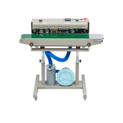Model-DP 900AF Premium Continuous Band Sealer with Nitrogen Air Flushing System for Extend Shelf-life of Snacks & Chips