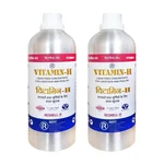 Refit Animal Care Set of 2, 1ltr Vitamin H Supplement for Cattle, Poultry and Livestock Animals, Reshell-H (Lite)