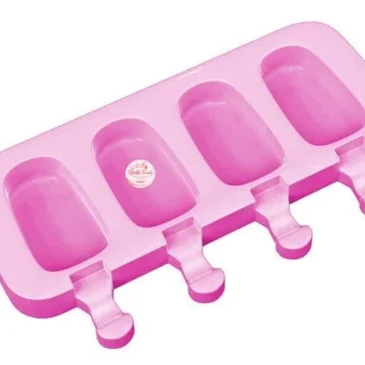 RINKLE TRENDZ Silicone Ice Popsicle, Cakesicle Mould for Ice Cream, Chocolates & Baking (Random Color)