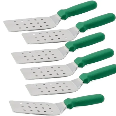 Smart Chef HS40113, 5x3 inch Pizza Lifter/ Lifting Spatula 6pcs, Compact Cake and Pizza Server for Kitchens