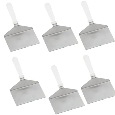 Smart Chef HS40115, 6x5 inch Pizza Lifter/ Lifting Spatula 16pcs, Compact Cake and Pizza Server for Kitchens