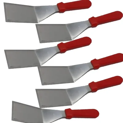 Smart Chef HS41103, 5x3 inch Pizza Lifter/ 16pcs Lifting Spatula with Plastic Handle, Cake and Pizza Server for Kitchens