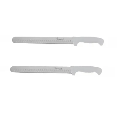 Smart Chef SC0101 Cook Ham Knife 2pcs, 12 inch SS Blade Size, Precision Slicing for Ham, Roasts and Cold Cuts