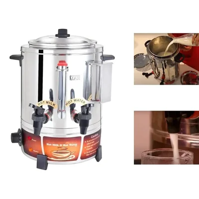 Commercial 12L Electric SS Milk & Water Boiler Machine 2500 Watt