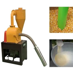 Heavy Duty Suction Type Pulverizer with 4 HP Motor, 40 Kg/hr