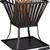 Relax Days Fire Pit XL With Bottom Plate for Wood, 56 x 56.5 x 45 cm, Black