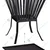 Relax Days Fire Pit XL With Bottom Plate for Wood, 56 x 56.5 x 45 cm, Black