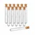 SBT Borosilicate Glass Test Tube 15X125mm with Wooden Cork Stopper Set Of 24 (12 Test Tube, 12 Cork) for Laboratory