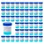 SBT Instruments 100pcs x 50ml Urine Sample Disposable Specimen Cups with Lid, ID Label for Lab Testing