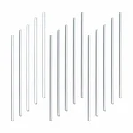 SBT Instruments 15pcs Borosilicate Glass Stirring Rod, 8 Inch Length for Mixing Liquid and Solids