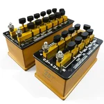 SBT Instruments 2pcs Resistance Box (1-100 Ohms) and (1-500 Ohms), Brass Block, Plug Type for Labs