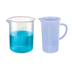 SBT Instruments 2pcs x 1000ml Polypropylene Beaker with Graduation Marks for Laboratory