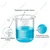 SBT Instruments 2pcs x 1000ml Polypropylene Beaker with Graduation Marks for Laboratory