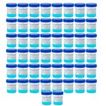 SBT Instruments 30ml x 50pcs Polypropylene Urine Sample Bottles with Lid for Nursing, Hospitals