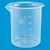SBT Instruments 4pcs Polypropylene Measuring Beaker with Graduation 50ml,100ml, 250ml, 500ml Capacity