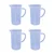 SBT Instruments 4pcs x 1000ml Polypropylene Measuring Jug with Handle for Kitchen Lab
