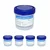 SBT Instruments 50pcs x 50ml Polypropylene Urine Sample Bottles with Lids and ID Label for Nursing, Hospitals, Medical College