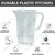 SBT Instruments 6pcs x 1000ml Polypropylene Measuring Jug with Handle for Kitchen Lab