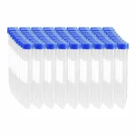 SBT Instruments 80pcs x 15ml Centrifuge Graduated Marks Tube with Conical Bottom and Screw Caps, Size - 120mmX15mm