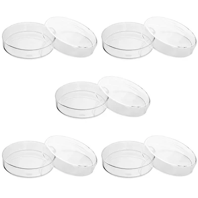SBT Instruments Borosilicate Glass 5pcs Petri Dishes Set, 150mm Diameter for Microbiology Experiments