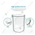 SBT Instruments Borosilicate Glass Measuring Beaker 25ml & 250ml Reagent Bottle with Leak Proof Blue Screw Cap