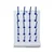 SBT Instruments Laboratory Drying Rack with 20 Pegs & Collection Tray | White Base with Blue Pegs | Water Drain Rack