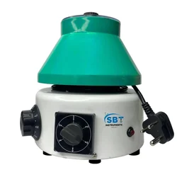 SBT Instruments Medical Doctor Laboratory Centrifuge Machine with Manual Timer Switch, 8x15 ml Tube Capacity, Shock-Free