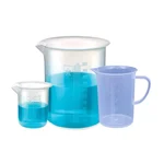 SBT Instruments Polypropylene 100ml & 1000ml Beakers with Graduation Marks and 500ml Measuring Jug