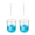 SBT Instruments Polypropylene 2 Measuring Cylinder 100ml & 2 Measuring Beaker 250ml Combo