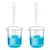 SBT Instruments Polypropylene 2 Measuring Cylinder 100ml & 2 Measuring Beaker 25ml Combo