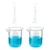SBT Instruments Polypropylene 2 Measuring Cylinder 25ml & 2 Measuring Beaker 100ml Combo