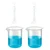 SBT Instruments Polypropylene 2 Measuring Cylinder 25ml & 2 Measuring Beaker 500ml Combo