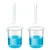 SBT Instruments Polypropylene 2 Measuring Cylinder 50ml & 2 Measuring Beaker 250ml Combo