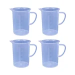 SBT Instruments Polypropylene 4pcs x 500ml Measuring Jug with Handle for Kitchen Lab
