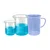 SBT Instruments Polypropylene 50ml & 500ml Beakers with Graduation Marks and 500ml Measuring Jug