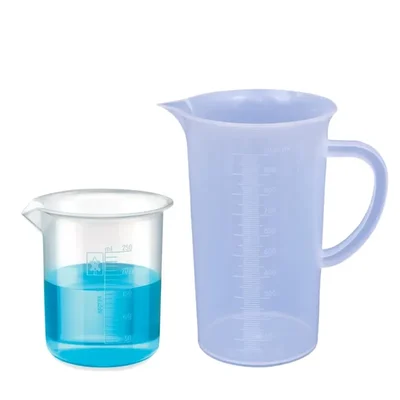 SBT Instruments Polypropylene Beaker with Graduation Marks, 250ml & 1000ml for Laboratory