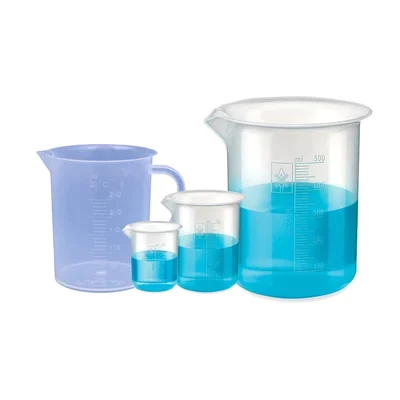SBT Instruments Polypropylene Beaker with Graduation Marks 25ml, 50ml, 500ml  and 250ml Measuring Jug for Laboratory