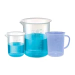 SBT Instruments Polypropylene Beakers 250ml, 1000ml with 250ml Measuring Jug, Graduation Marks