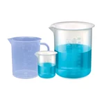 SBT Instruments Polypropylene Beakers 50ml, 1000ml with 250ml Measuring Jug, Graduation Marks