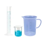 SBT Instruments Polypropylene Measuring Cylinder 50ml, Beaker 50ml & Jug 500ml for Laboratory