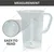 SBT Instruments Polypropylene Measuring Jug with Handle/ Pour Spout Container, 250ml, 500ml & 1000ml Capacity