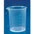 SBT Instruments Scientific 2pcs x 50ml, 2pcs x 100ml Cylinder and Beaker, Polypropylene, Blue Printed Graduation