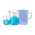 SBT Polypropylene 25ml & 500ml Beaker with Graduation Marks and 500ml Measuring Jug Set for Laboratory